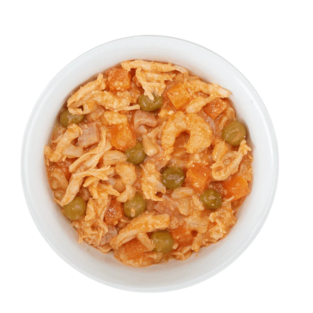 Schesir - Taste The World -雞肉西班牙海鮮飯狗主食罐 ( 150g )