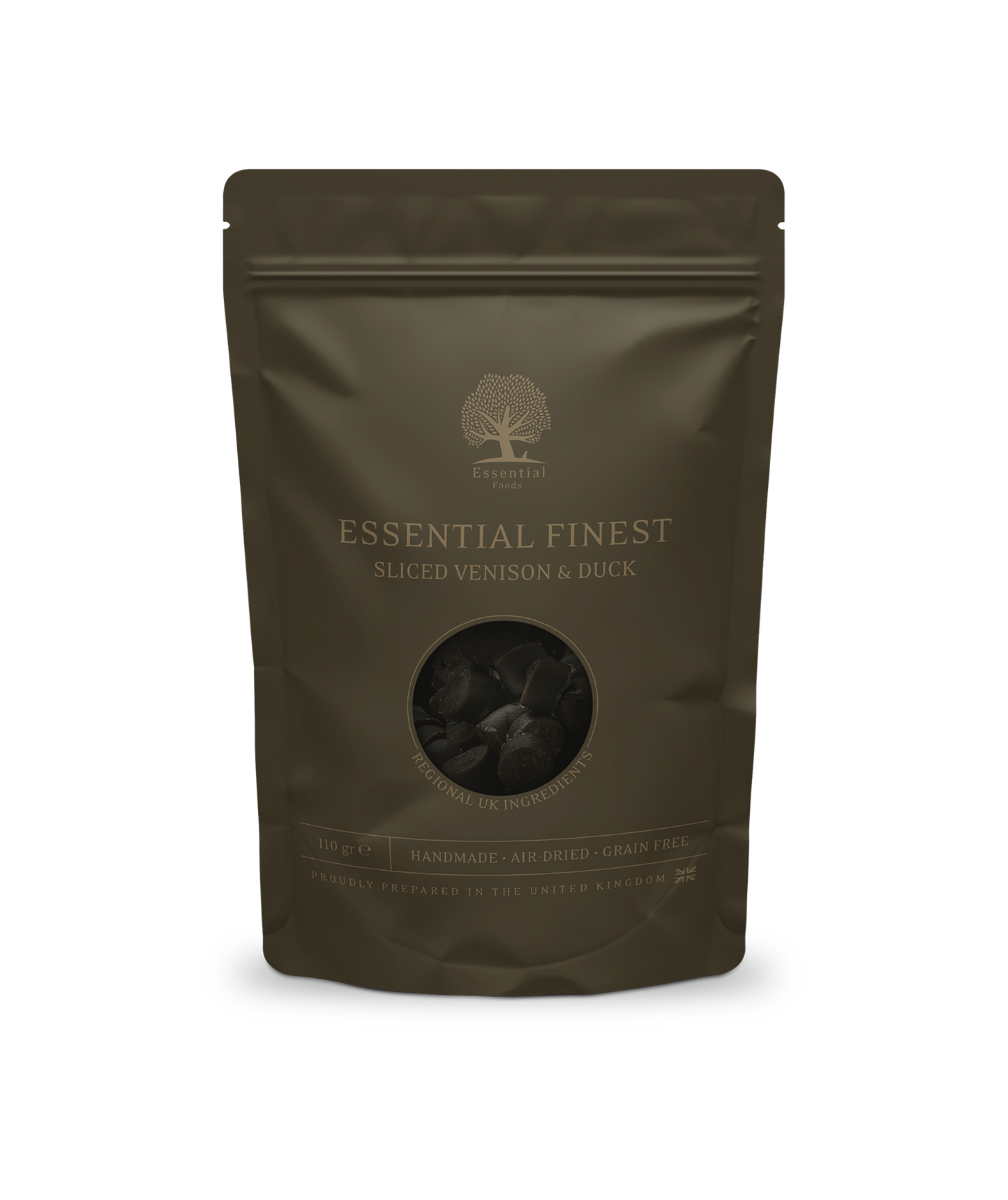 Essenital - 極緻手工小食系列 - 切片鹿肉及鴨肉香腸 ( 110g )