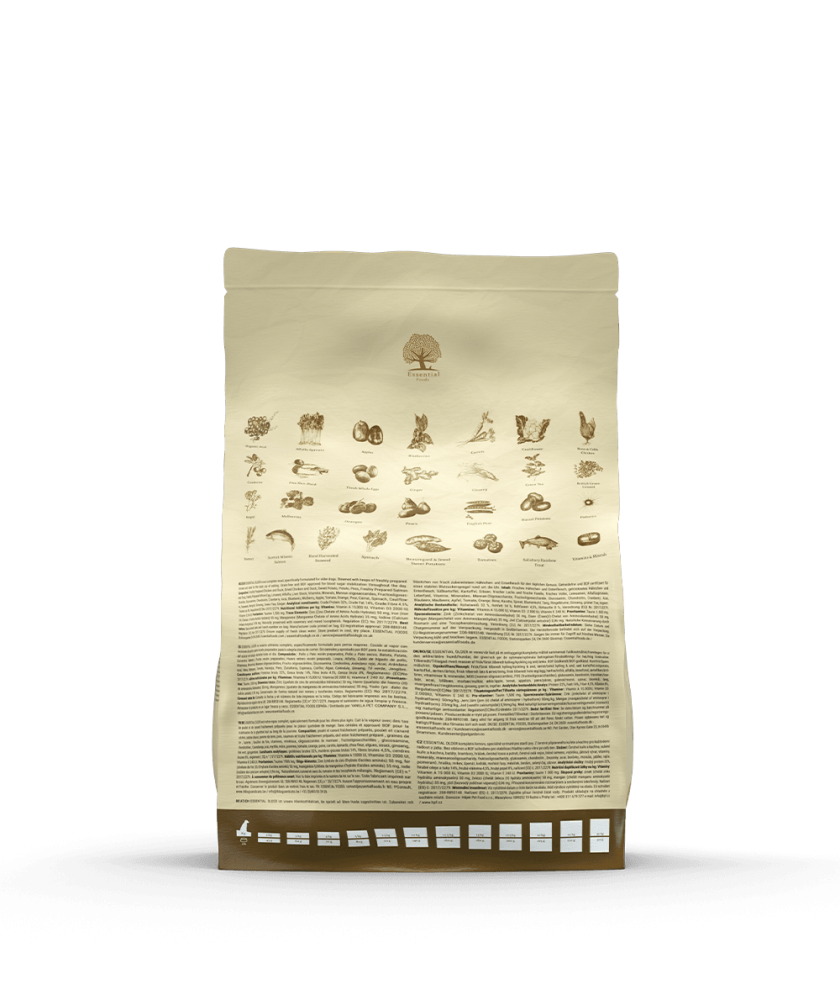 Essential - 長青 (小粒) 2.5 KG - 適合年長犬的美食
