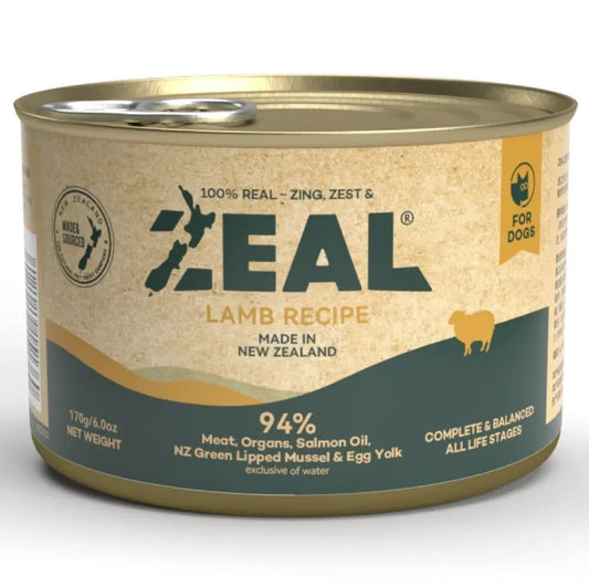 ZEAL - 無穀物鮮肉罐頭 - 羊肉配方 170g (狗用)