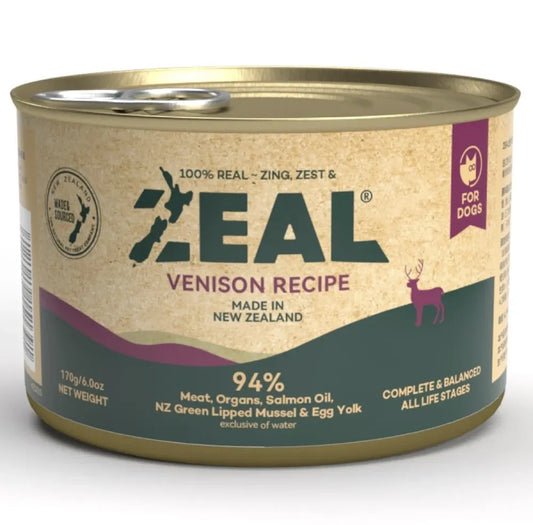 ZEAL - 無穀物鮮肉罐頭 - 鹿肉配方 170g (狗用)