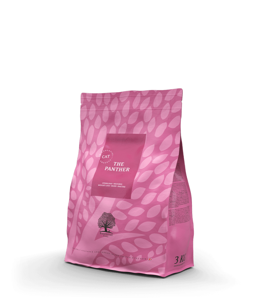 Essenital - 粉紅豹豹 1.5KG / 3 KG - 適合絕育/減肥和年長( 室內 / 不活動 )的貓貓（7 歲以上）