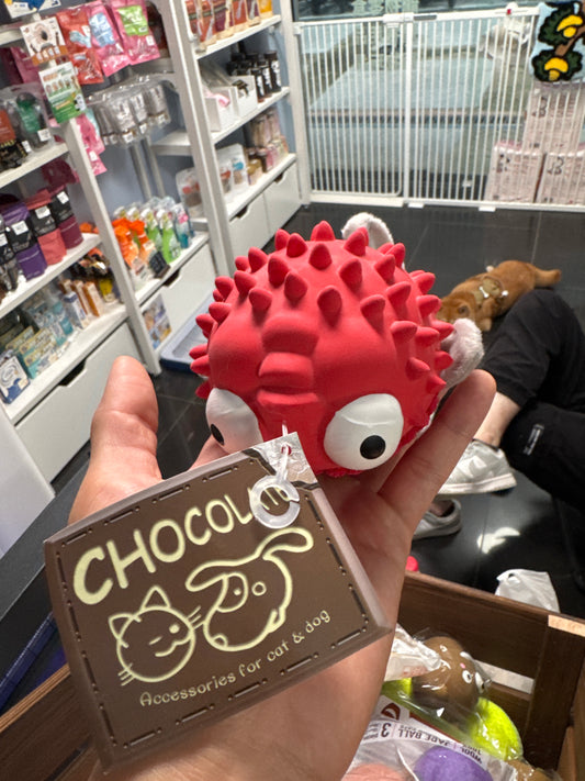 河豚狗玩具（17cm)