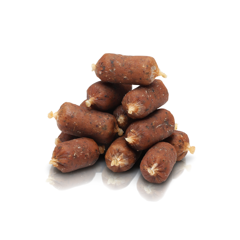 Essenital - 極緻手工小食系列 - 三文魚及香菜香腸 ( 120 g )