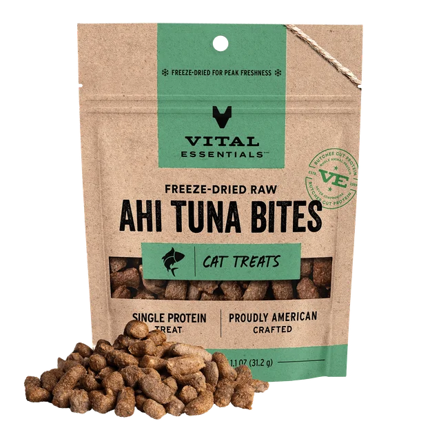 Vital Essentials - 凍乾小食 - 凍乾吞拿魚粒 1.1oz (貓用)