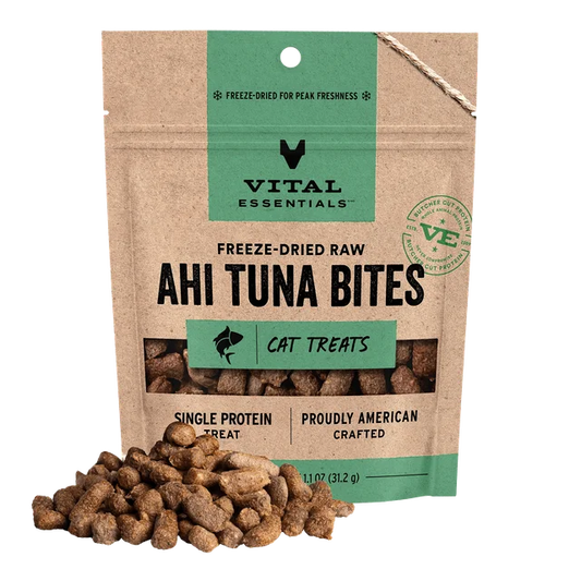 Vital Essentials - 凍乾小食 - 凍乾吞拿魚粒 1.1oz (貓用)