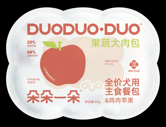 朵朵一朵  主食餐包 - 雞肉蘋果 (狗用）