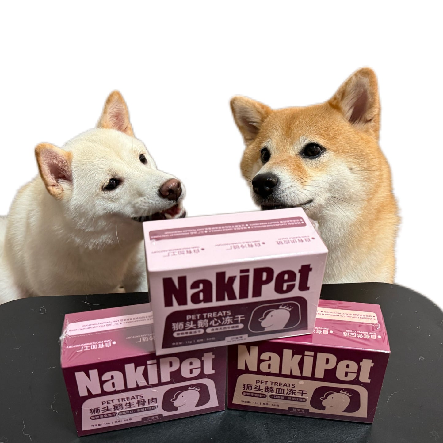 NaKiPet - 獅頭鵝凍乾 - 鵝生骨肉（貓狗通用）