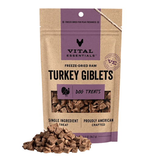 Vital Essentials - 凍乾小食 - 凍乾火雞內臟粒 2oz (犬用)