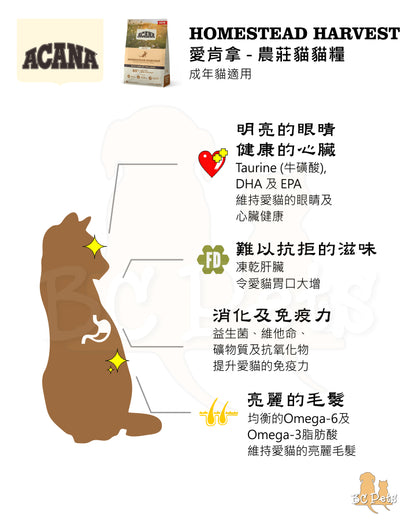ACANA - 農莊成貓 1.8KG / 4.5KG