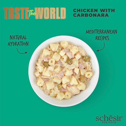 Schesir - Taste The World - 雞肉配意大利麵狗狗主食罐 - 150g