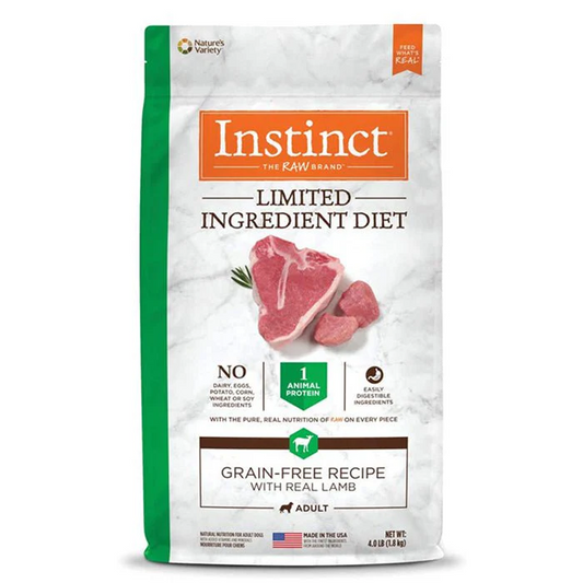 Instinct - 低敏單一蛋白系列 (羊肉低敏成犬配方) 4 lbs / 20 lbs