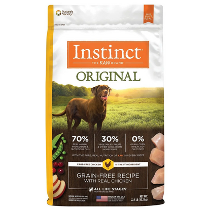 Instinct - 無穀物系列 (雞肉全犬配方) 4 lbs / 22.5 lbs
