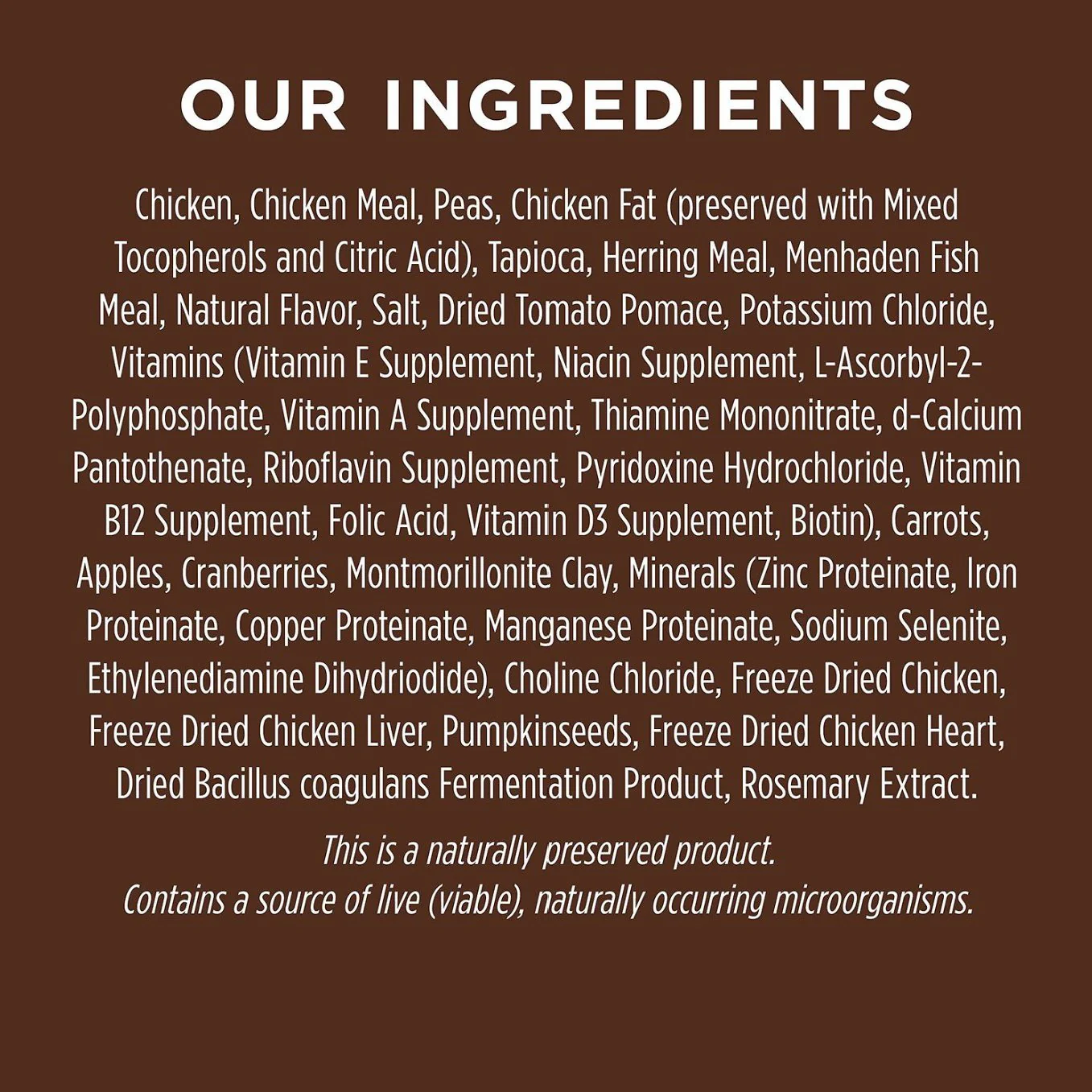 Instinct - 無穀物系列 (雞肉全犬配方) 4 lbs / 22.5 lbs