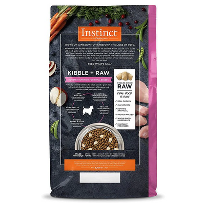 Instinct - rawboost NV 無穀物+凍乾生肉粒系列 (雞肉凍乾小型犬配方) 3.5lbs / 10lbs