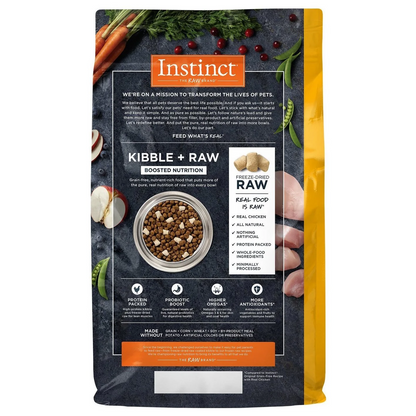 Instinct - rawboost NV 無穀物+凍乾生肉粒系列 (雞肉凍乾全犬配方) 4lbs / 21lbs