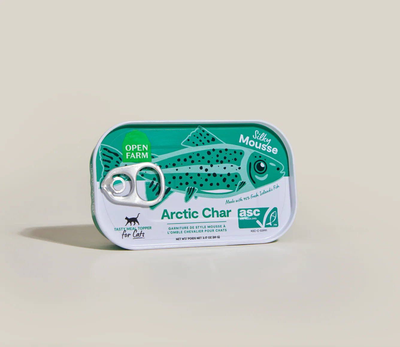 Open Farm - 滋咪糧伴北極紅點鮭慕斯 貓用糧伴罐頭 3.17oz