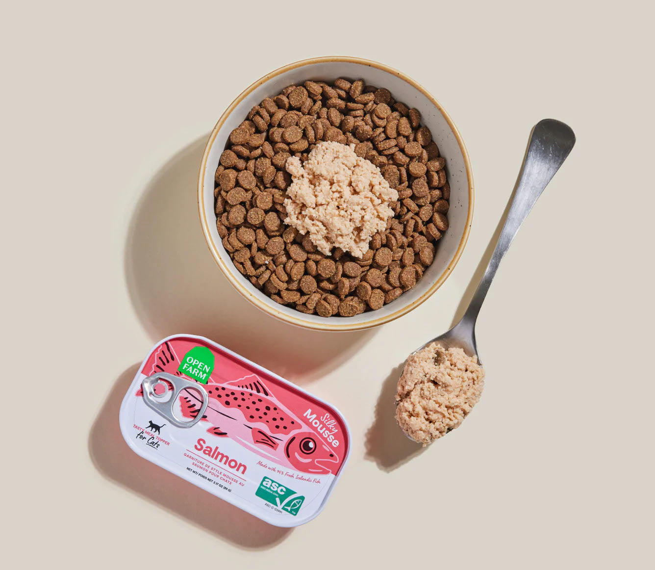 Open Farm - 滋咪糧伴三文魚慕斯 貓用糧伴罐頭 3.17oz