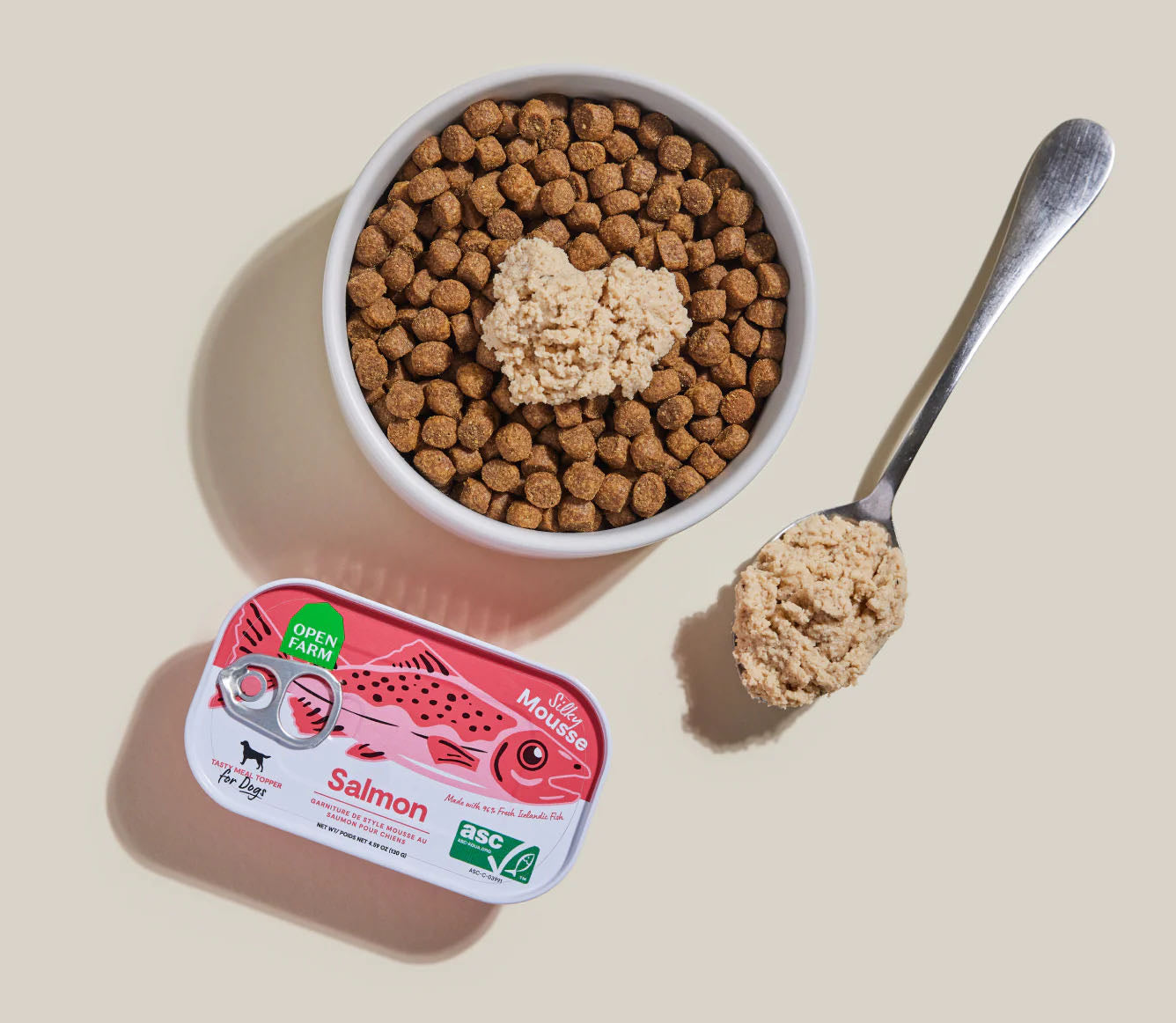 Open Farm - 滋咪糧伴三文魚慕斯 狗用糧伴罐頭 4.59oz