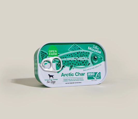 Open Farm - 滋咪糧伴北極紅點鮭(Arctic Char)慕斯 狗用糧伴罐頭 4.59oz 