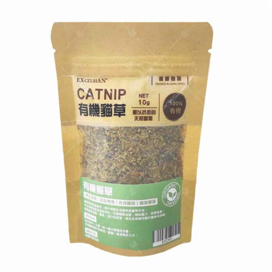 Excelsian – Catnip 有機貓草 10g （貓用）