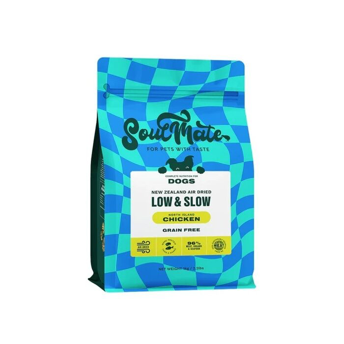 SoulMate - 靈魂伴侶 - 北島鮮雞肉配方 （LOW & SLOW 風乾狗糧） 30g / 500g / 1kg