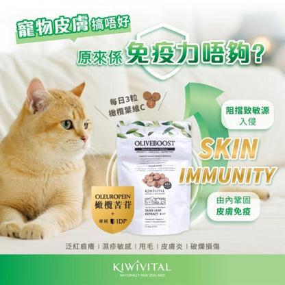 Kiwivital 紐西蘭草療營養專家 - OliveBoost 橄欖葉維C軟粒60粒(180g)
