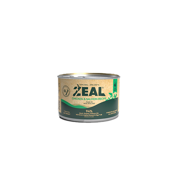 ZEAL - 無穀物鮮肉罐頭 - 雞肉+皇帝三文魚 170g (狗用)