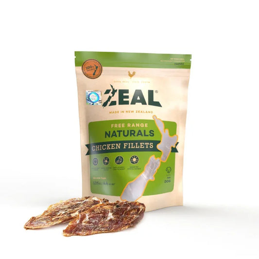 Zeal - 紐西蘭走地雞肉片（125g）狗用