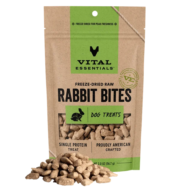 Vital Essentials - 凍乾小食 - 凍乾兔肉粒 2oz (犬用)