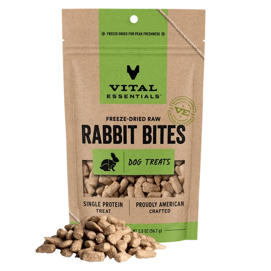Vital Essentials - 凍乾小食 - 凍乾兔肉粒 2oz (犬用)