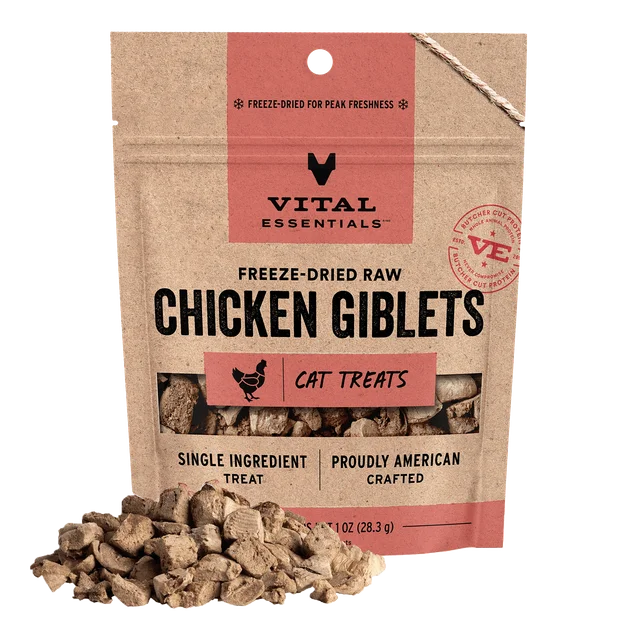 Vital Essentials - 凍乾小食 - 凍乾雞內臟粒 1oz (貓用)