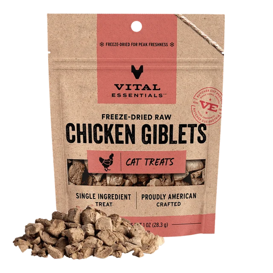 Vital Essentials - 凍乾小食 - 凍乾雞內臟粒 1oz (貓用)