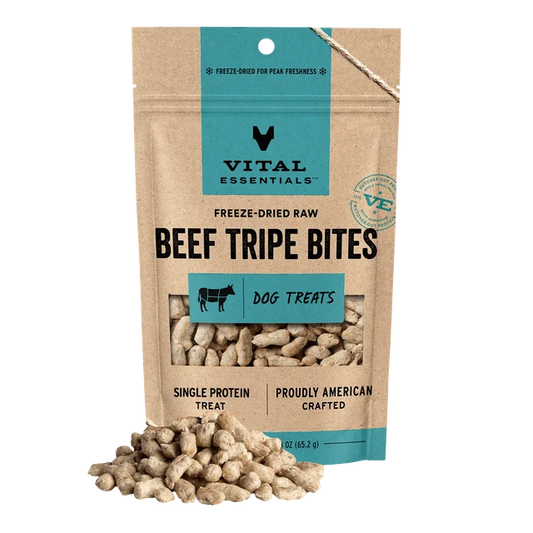 Vital Essentials - 凍乾小食 - 凍乾牛肚粒 2.3oz (犬用)