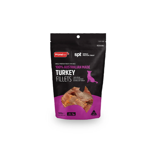 Prime100 - 澳洲純火雞肉狗零食 100g