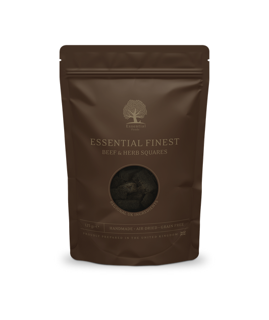 Essenital - 極緻手工小食系列 - 牛肉及香草方塊 ( 125 g )
