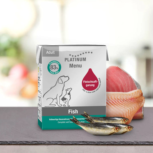 PLATINUM - MENU 全魚濕糧成犬配方 ( 375g )